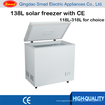 138 congelador profundo posto solar, congelador da CC 12V, congelador solar